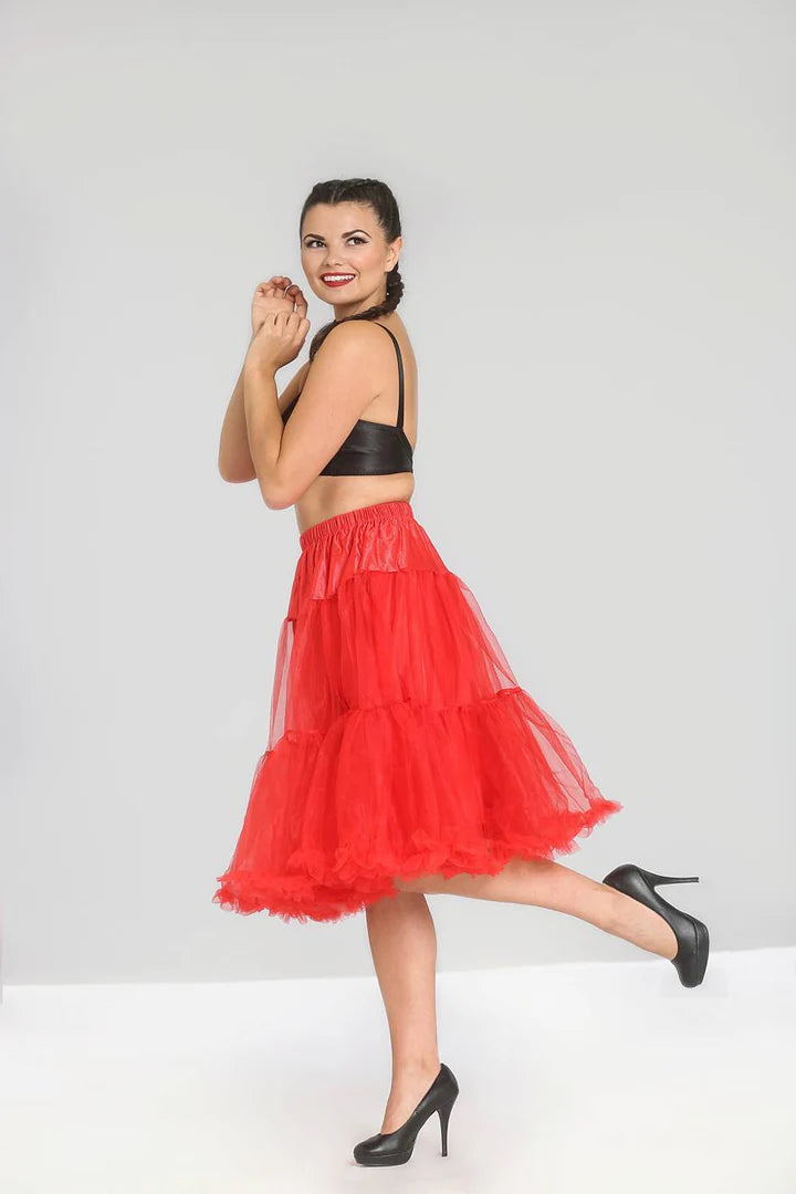 ruched dressPenelope Petticoat - Red