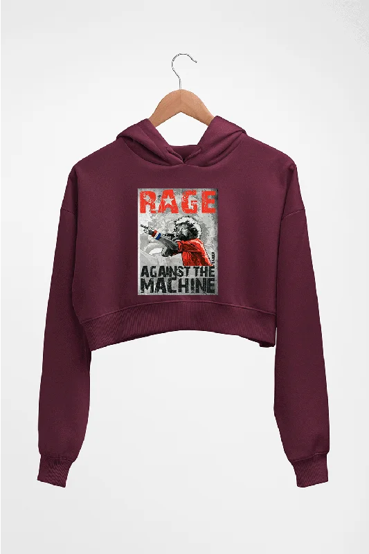 Overstock Sale premium hoodieRage Against The Machine Crop HOODIE FOR WOMEN