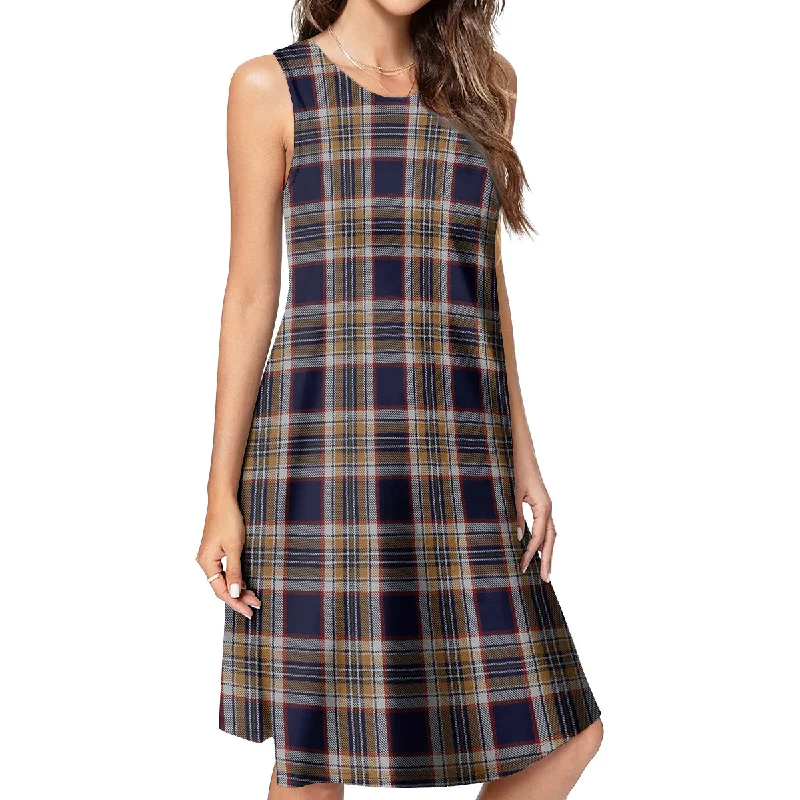 Fantastic Offers Stewart Navy Tartan Womens Casual Dresses