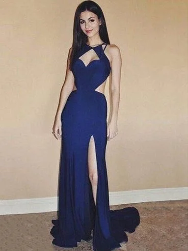 Discount Extravaganza Sexy Prom Dresses Scoop Backless Sheath Column Sweep Train Long Prom Dress JKS316 Discount Extravaganza Sexy Prom Dresses Scoop Backless Sheath Column Sweep Train Long Prom Dress JKS316