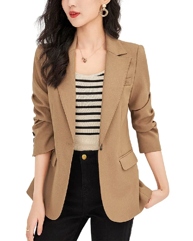 tailored blazer coatWlzd Wool-Blend Blazer