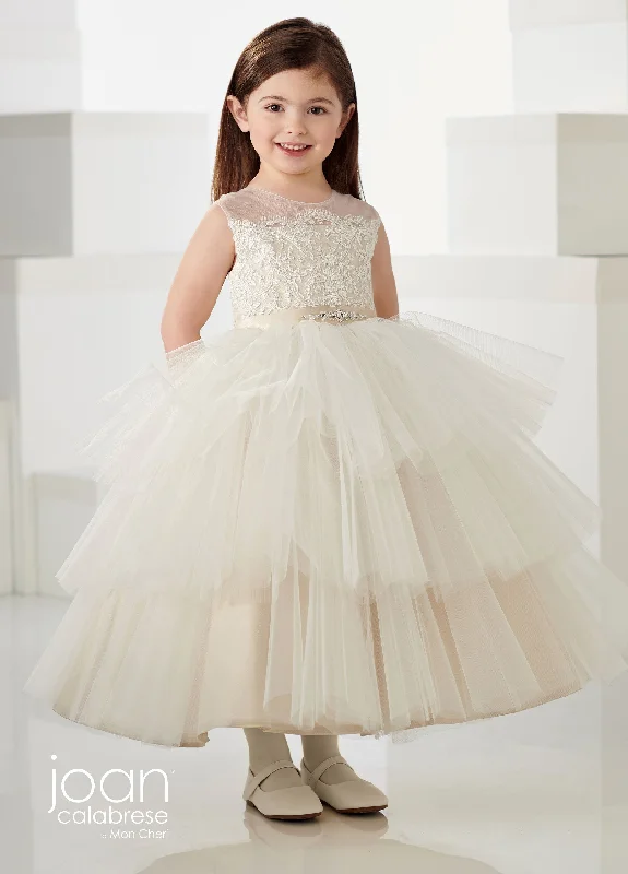 one-shoulder dressJoan Calabrese Flower Girl Dress