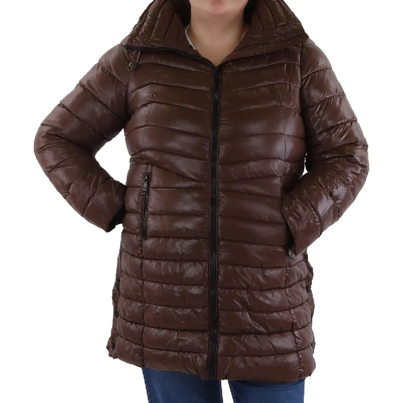 long-sleeve coatWomens Quilted Lightweight Puffer Jacket