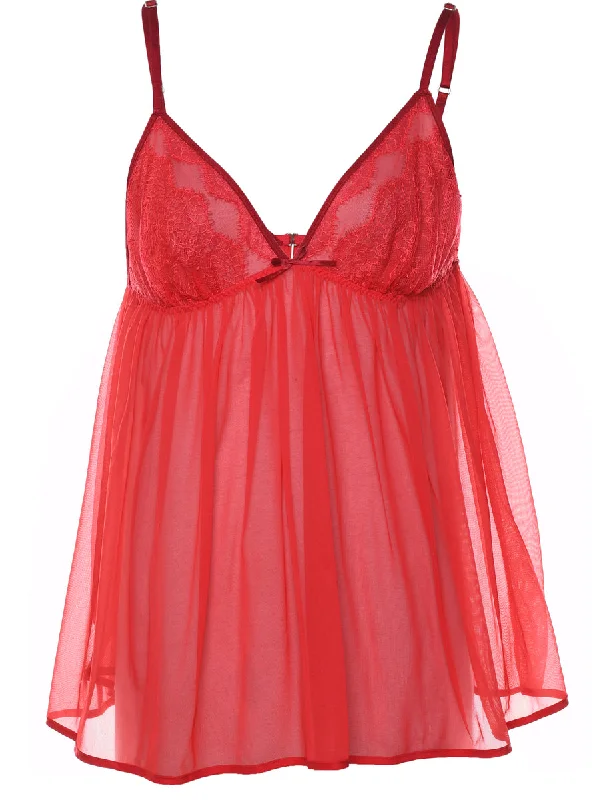 lightweight winter coatRed Lace Victoria's Secret Babydoll - L