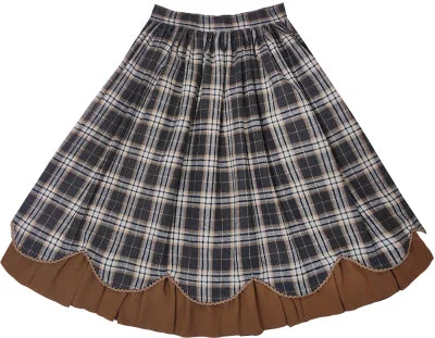 plaid brown SK