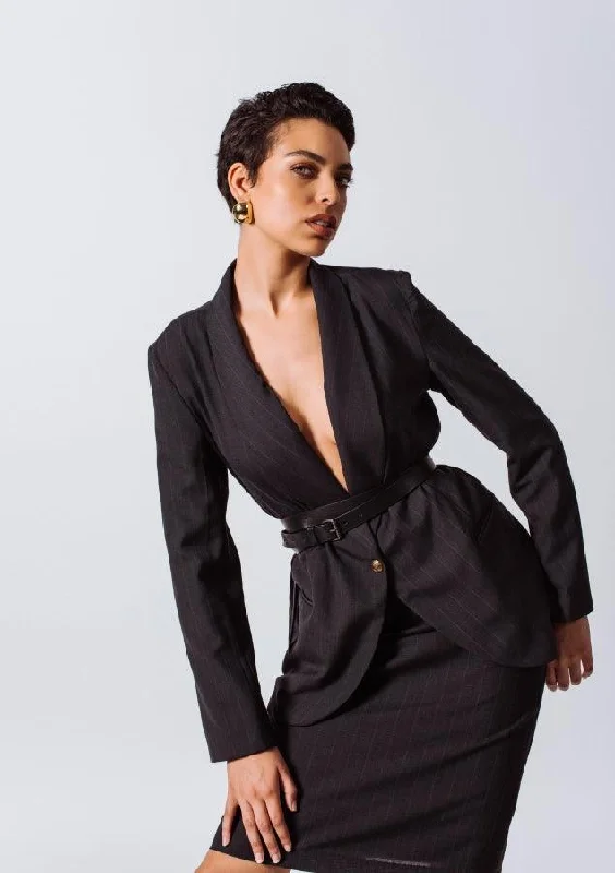 Seasonal Clearance Shawl-Lapels Single-Breasted Blazer