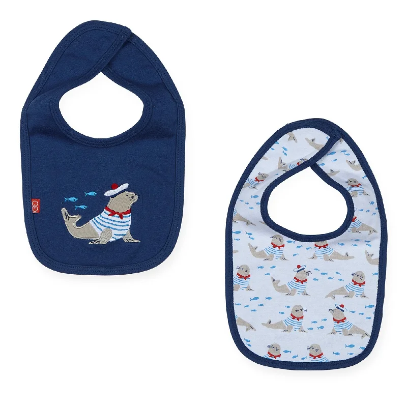 casual day dressMagnificent Baby Petit Marin Magnetic Reversible Bib