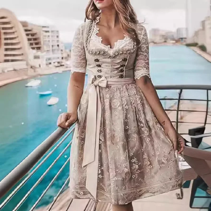 Instant Discount midi dressGerman Traditional Beer Festival Sports Clothes