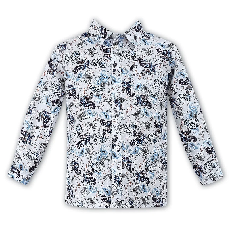 Today's Special minimalistic dressSarah Louise Boy's Paisley Shirt