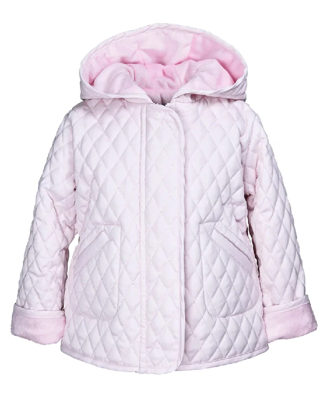 A-line dressPink Quilted Lined Jacket