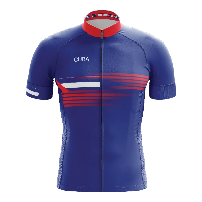 Best Seller retro sports hoodieCuba Short Sleeve Cycling Jersey