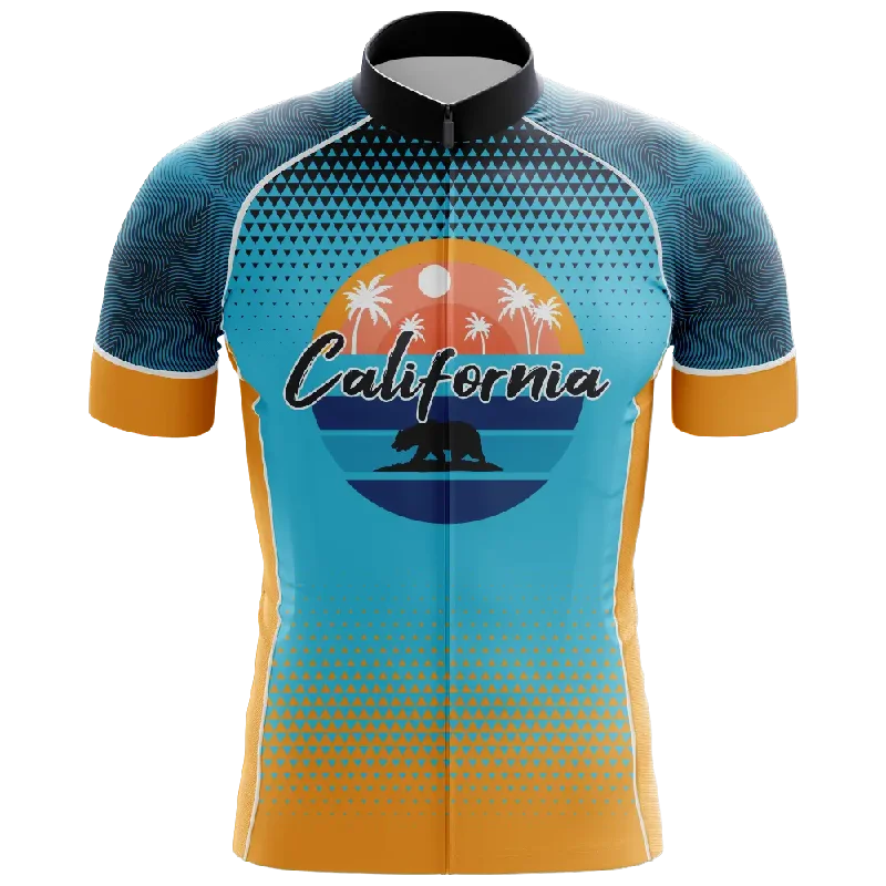 Crazy Savings cozy gym sweatshirtCalifornia V7 Short Sleeve Cycling Jersey
