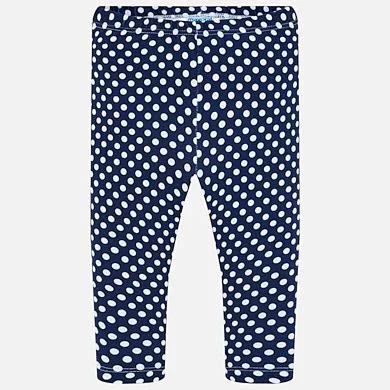 textured dressPolka dot leggings