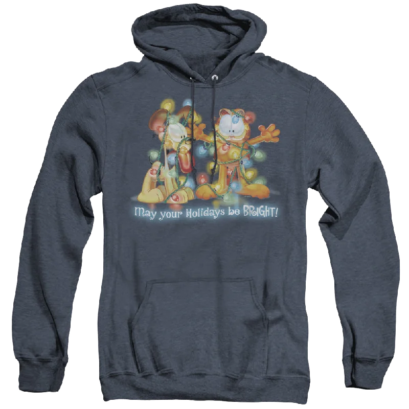 stylish pullover hoodiestylish pullover hoodieGarfield Bright Holidays - Heather Pullover Hoodie