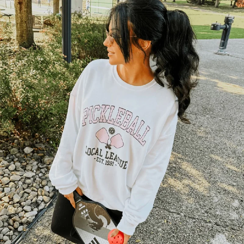 Crazy Deals high-end athletic hoodiePickleball Local League Sweatshirt