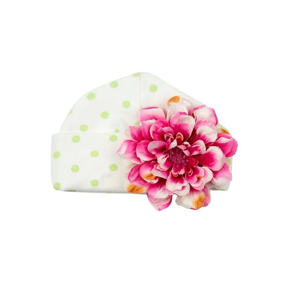 flowy evening dressHaute Baby Summer Blooms Cap