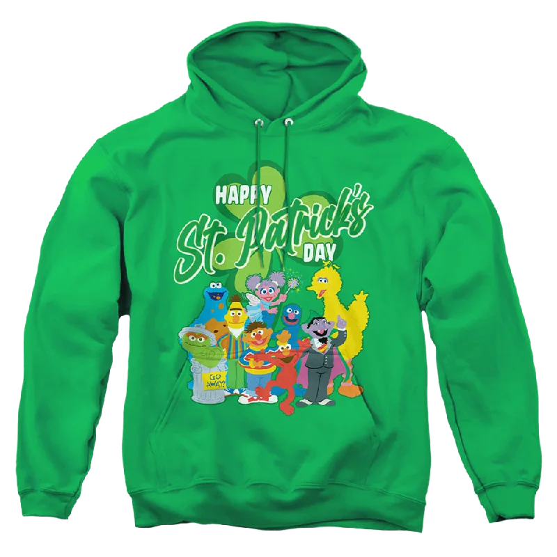 Buy More, Save More stylish pullover sweatshirtSesame Street St. Patrick'S Day Big Bird Elmo Cookie Monster - Pullover Hoodie