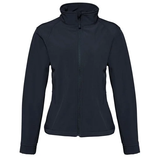 vintage coat2786 Womens/Ladies 3 Layer Softshell Performance Jacket (Wind & Water Resistant)