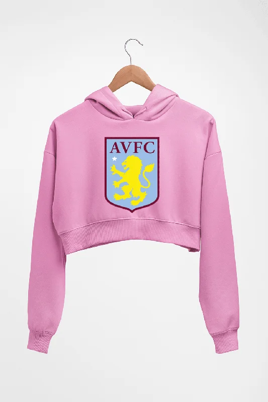 high-quality hoodiehigh-quality hoodieAston Villa Crop HOODIE FOR WOMEN