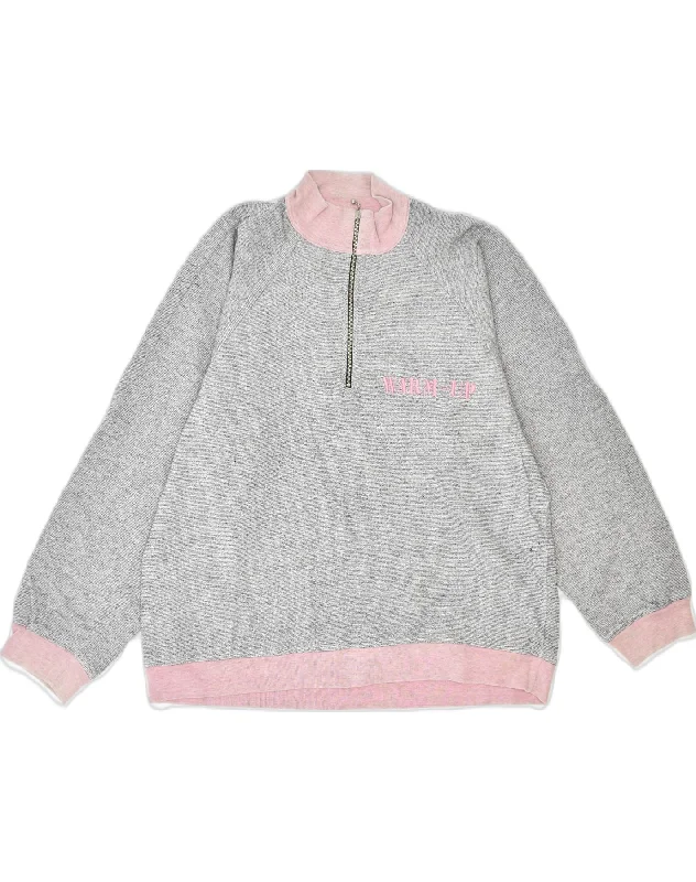 Savings Alert comfortable hooded sweatshirtBELFE Womens Zip Neck Sweatshirt Jumper UK 10 Small Grey Cotton Savings Alert comfortable hooded sweatshirtBELFE Womens Zip Neck Sweatshirt Jumper UK 10 Small Grey Cotton