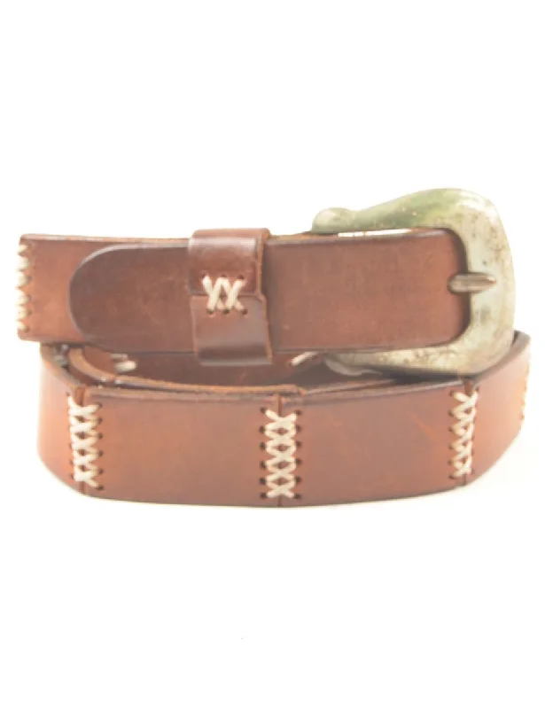 Deep Discounts Brown Waist Belt - M