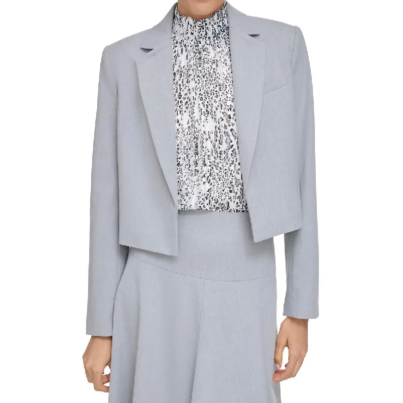 Bargain Blast Petites   Womens Professional Office Wear Open-Front Blazer