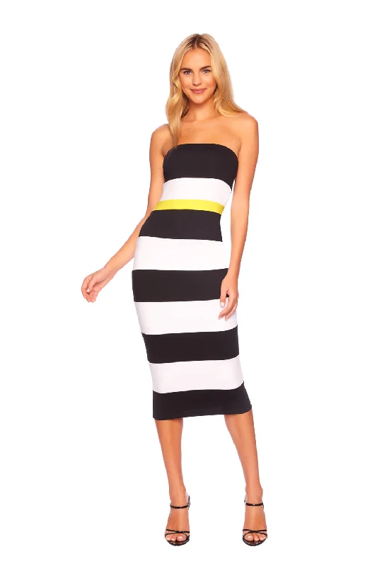 playful dressstriped tube dress