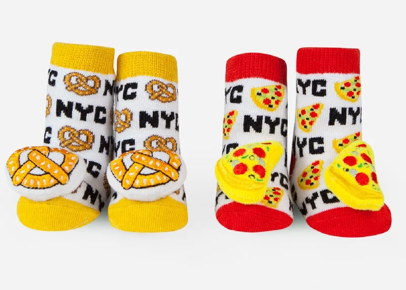 satin dressWaddle NYC Pizza and Pretzel Rattle Socks