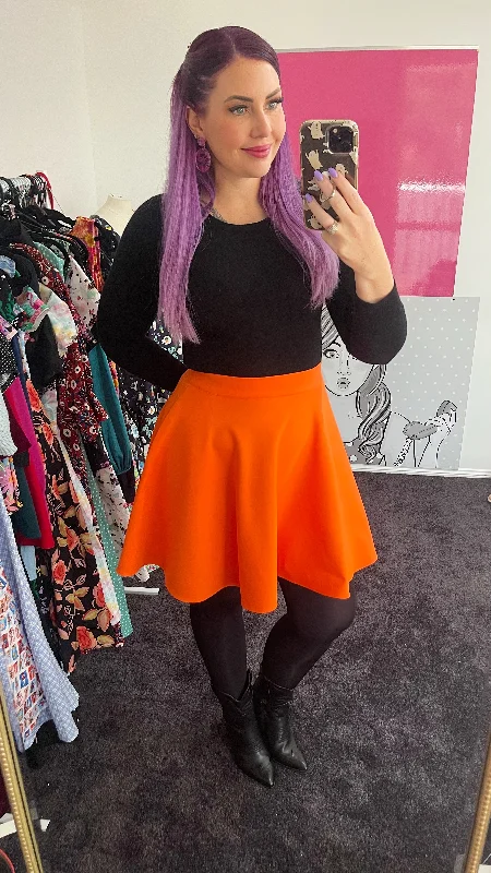 stylish dressHarper Skater Skirt - Orange