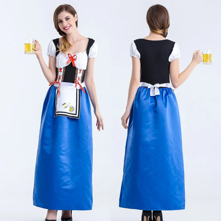 flowy maxi dressBeer Festival Wine Lady Costume Bavarian Traditional Costume