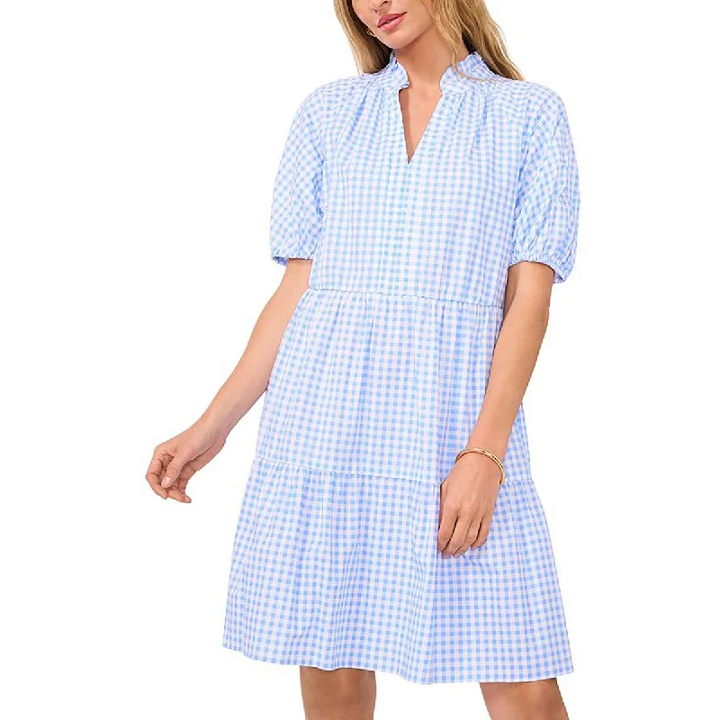 Bargain Blast casual knit dressWomens Tiered V-Neck Shift Dress