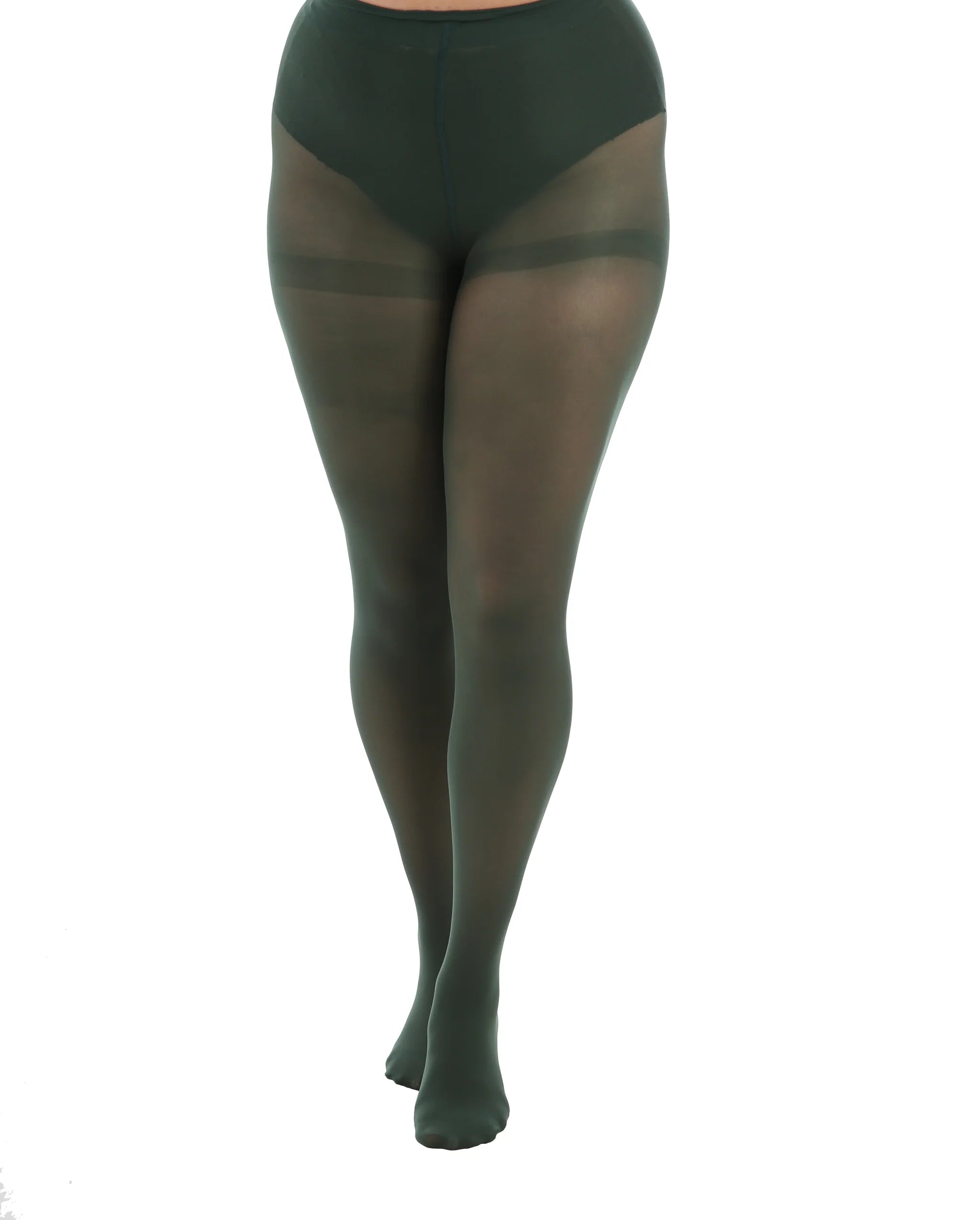 formal dress50 Denier Opaque Tights - Forest Green