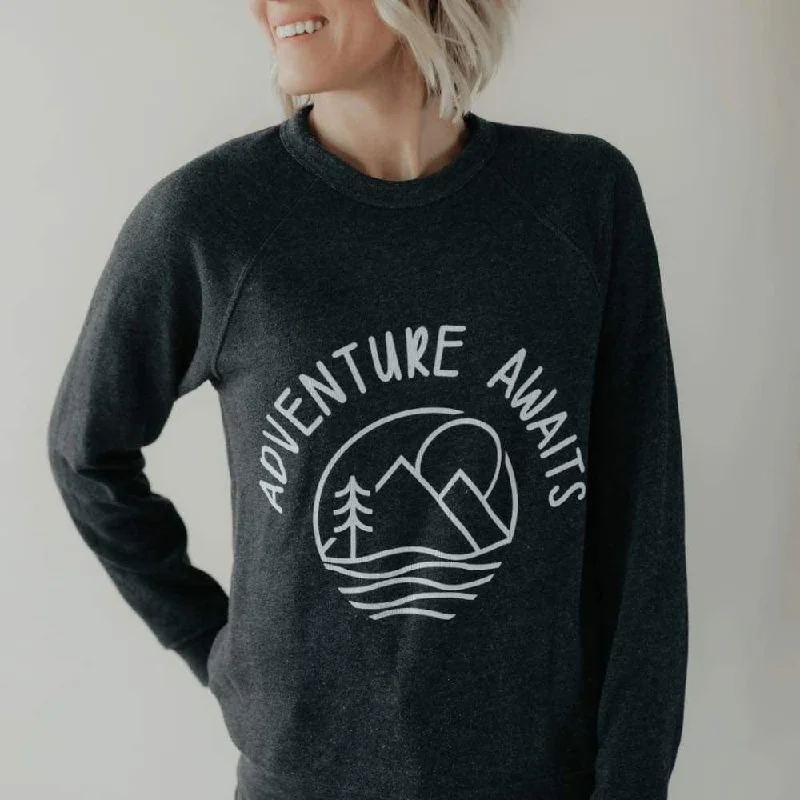Buy Now premium gym hoodieAdventure Awaits Sweatshirt