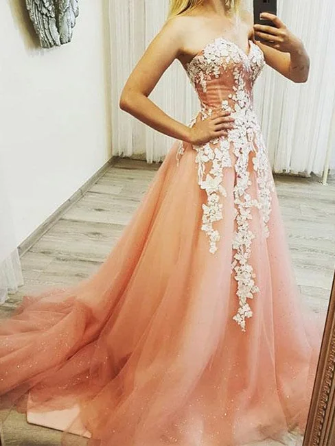 Low Prices Sparkly Prom Dresses Sweetheart A Line Sweep Train Long Lace Prom Dress JKL1394 Low Prices Sparkly Prom Dresses Sweetheart A Line Sweep Train Long Lace Prom Dress JKL1394