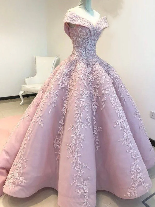 Unmissable Offer Sparkly Prom Dresses Off-the-shoulder Long Embroidery Pink Luxury Prom Dress JKL1417 Unmissable Offer Sparkly Prom Dresses Off-the-shoulder Long Embroidery Pink Luxury Prom Dress JKL1417