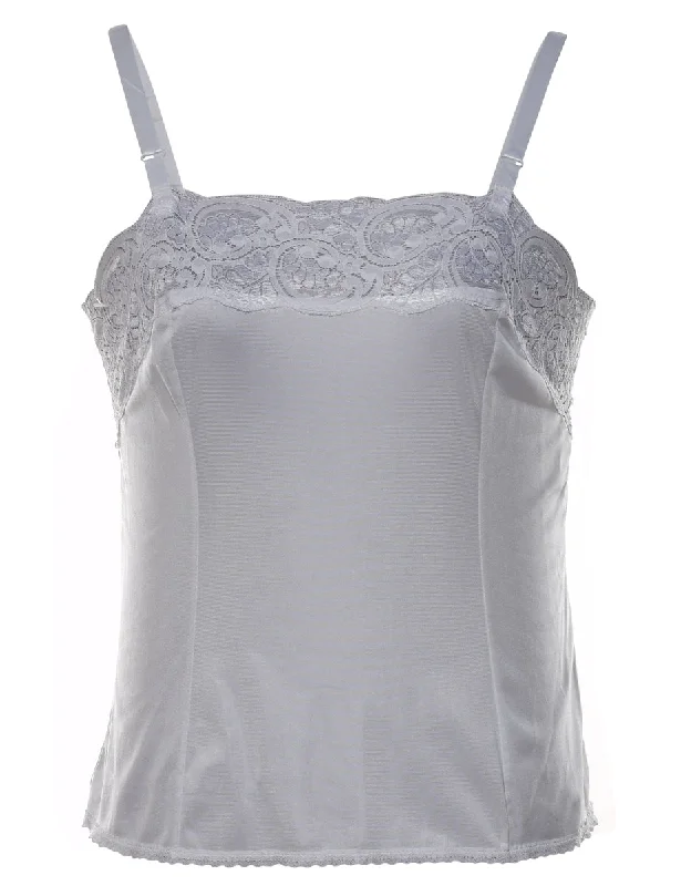 sporty outerwearWhite Classic Lace Slip - S