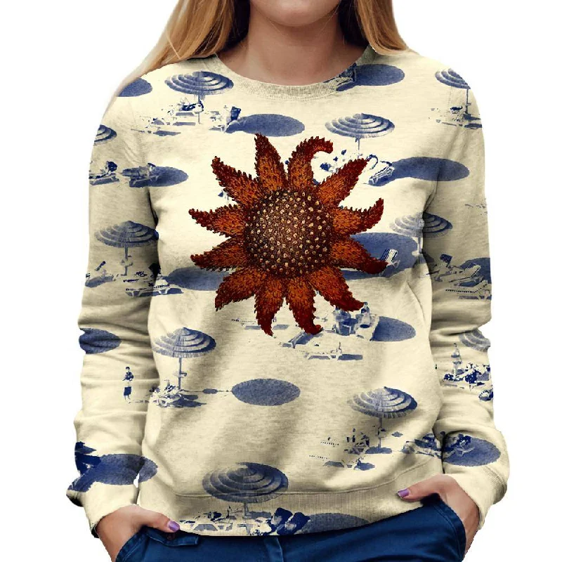 Limited Stock graphic gym sweatshirtSun Star Womens Sweatshirt