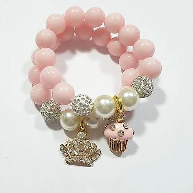 Limited Edition flowy maxi dressHeart Me Pink Pearl Bracelets