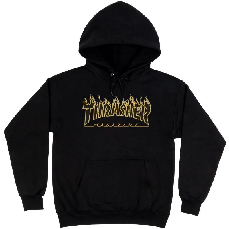 classic gym sweatshirtTHRASHER FLAME HOOD