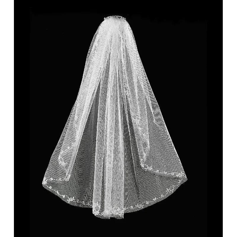 textured dressEmbroidered Intricate Crystal Veil