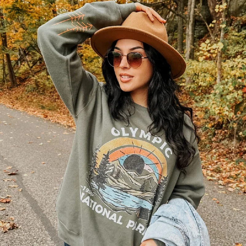 Early Access lightweight workout sweatshirtOlympic National Park Sweatshirt