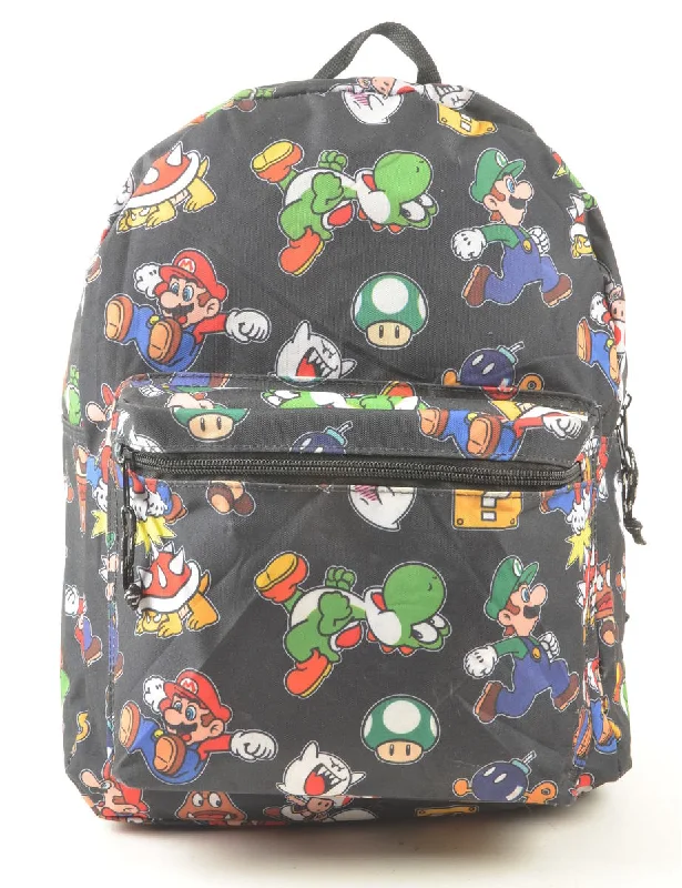 Deal Dash Multi-colour Mario Kart Design Backpack - M
