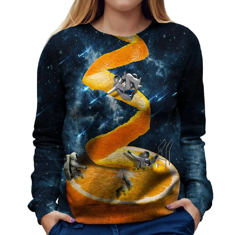 minimaSlip And Slide Womens Sweatshirt