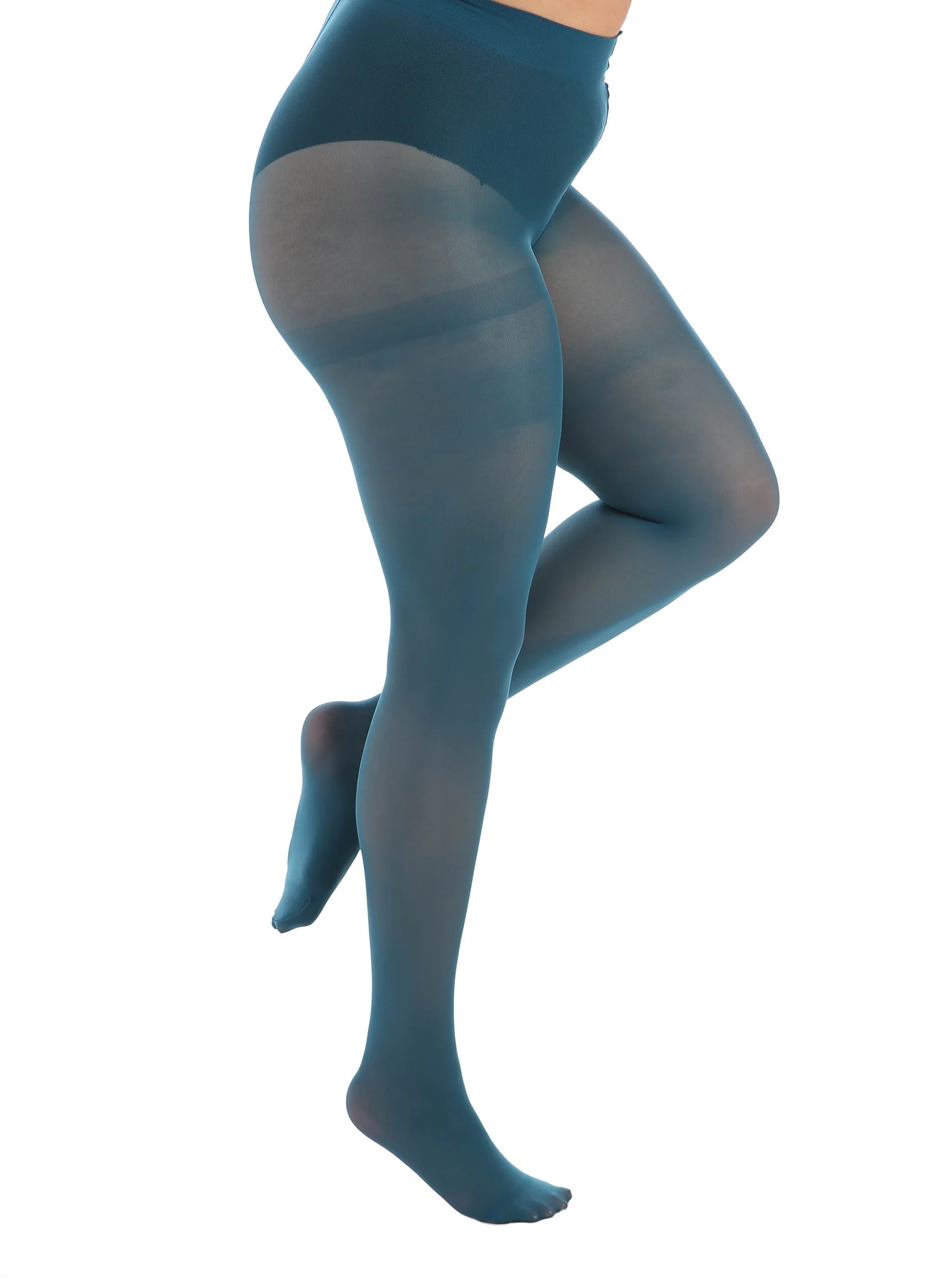 mini dress50 Denier Opaque Tights - Dark Teal