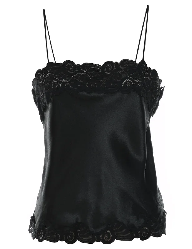 windproof jacketBlack Lace Camisole - S