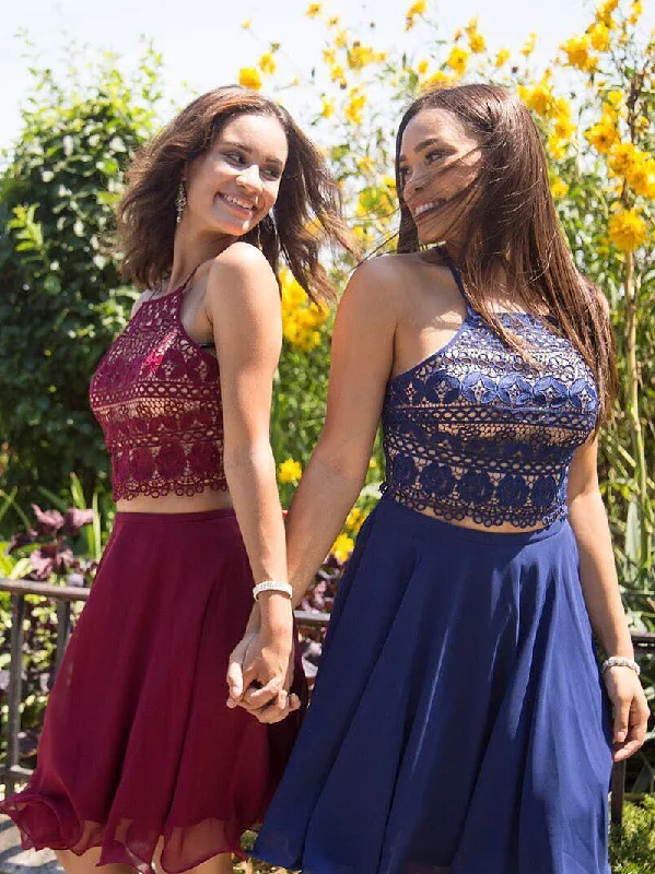 Get It Before It’s Gone Two Piece Homecoming Dresses Spaghetti Straps Aline Short Prom Dress Lace Party Dress JK940 Get It Before It’s Gone Two Piece Homecoming Dresses Spaghetti Straps Aline Short Prom Dress Lace Party Dress JK940