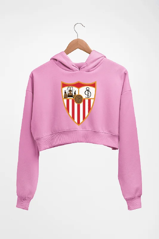 Hurry In oversized hoodie with drawstringsSevilla Crop HOODIE FOR WOMEN