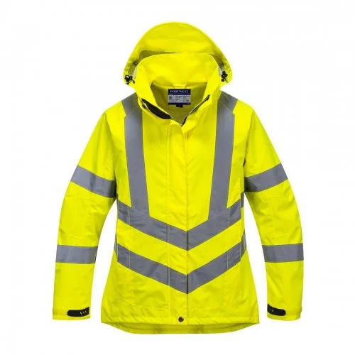 fashionable quilted coatPortwest Womens/Ladies Rain Hi-Vis Breathable Jacket