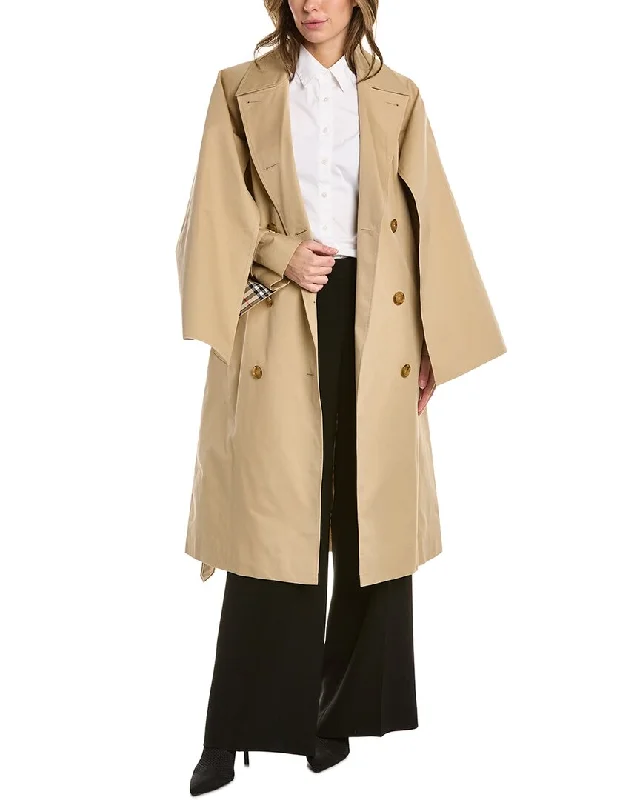 sleek jacketBurberry Gabardine Trench Coat