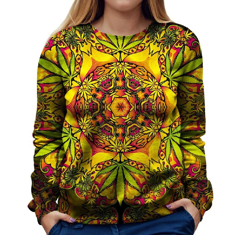 fitness lifestyle hoodiePsychedelic Weed Womens Sweatshirt